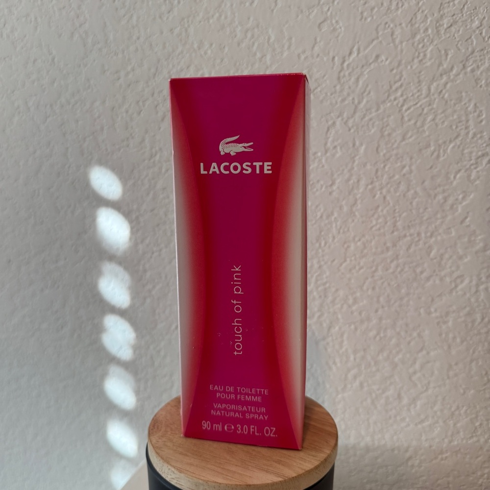 Lacoste Touch of Pink 3.0oz 90ml Eau de Toilette NEW Never Sprayed